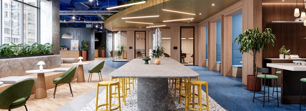 Decoración en el sector workplace